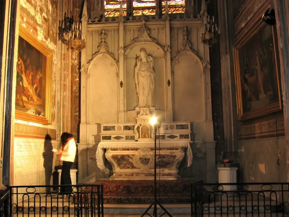 examen d'une oeuvre cathédrale St Fulcran Lodeve